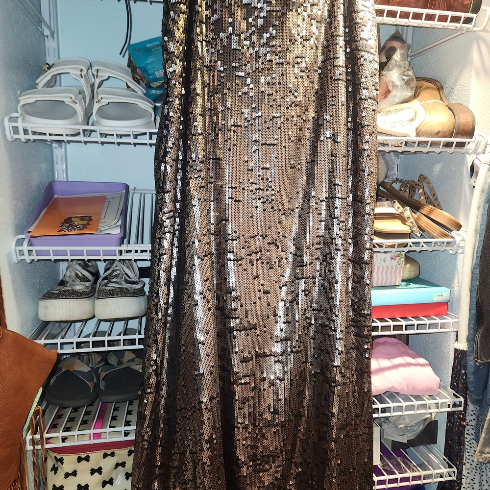 Ariat Gold Ombre Into Cooper Sequin Maxi Skirt